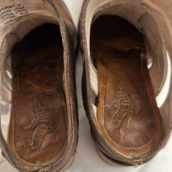 Freebird Lucky open back booties EUC   1 strap removed on each boot - Picture 2 of 10